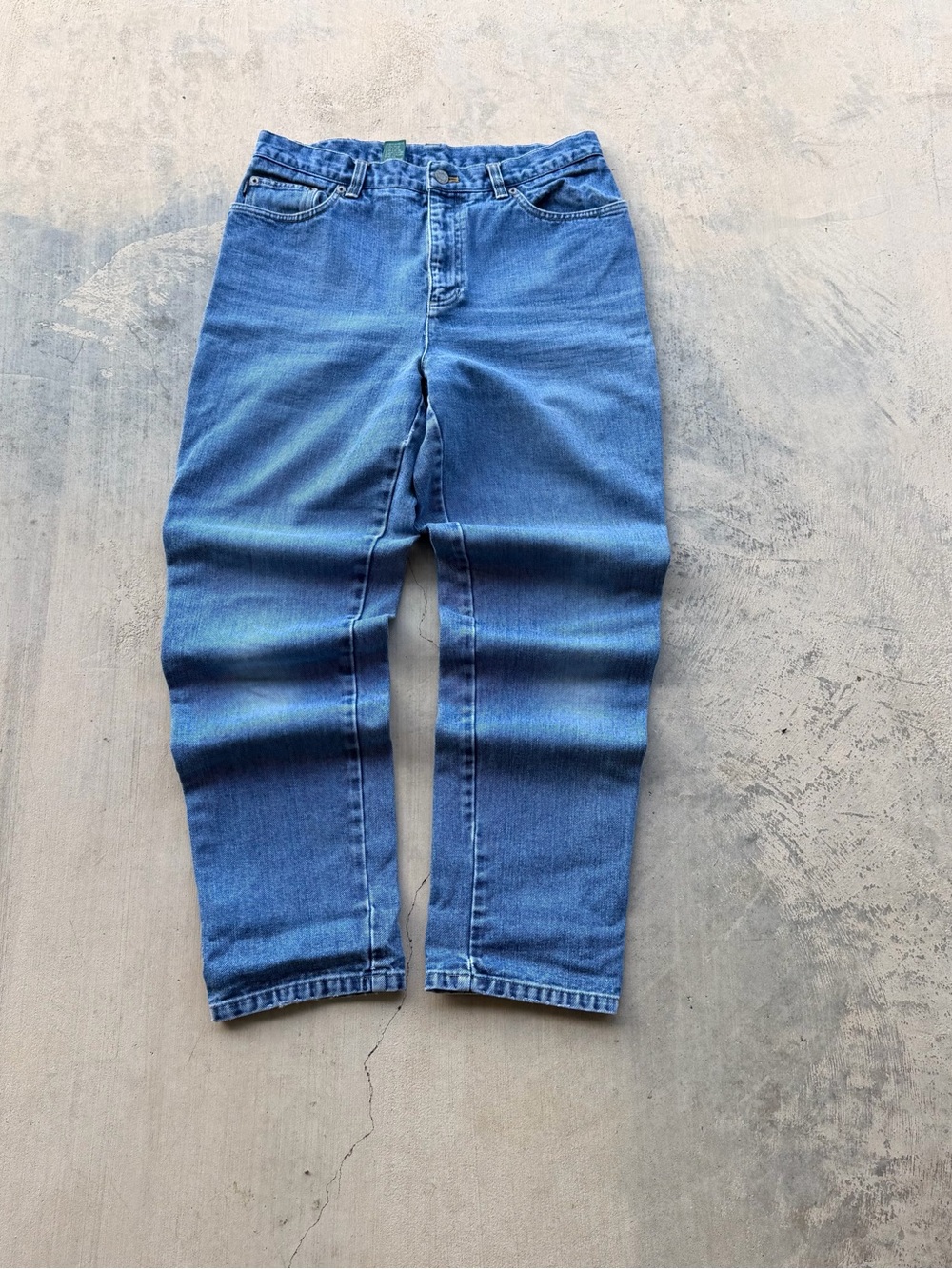 Ralph Lauren Mid-Blue Straight-Leg Women’s Jeans